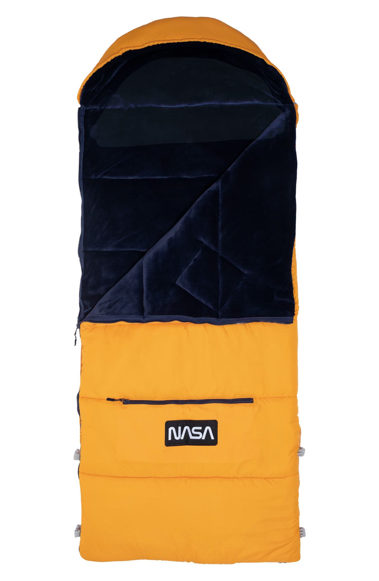 Kids' Sleep-n-Pack NASA Sleeping Bag Backpack, Alternate, color, ORANGE MULTI