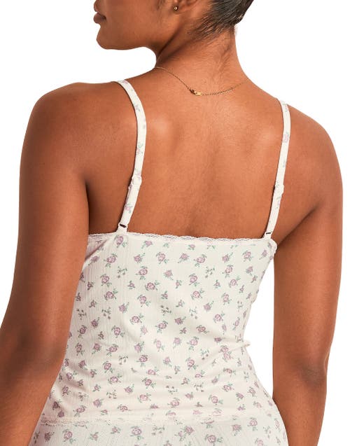 Adore Me Pointelle Cami Top In Neutral
