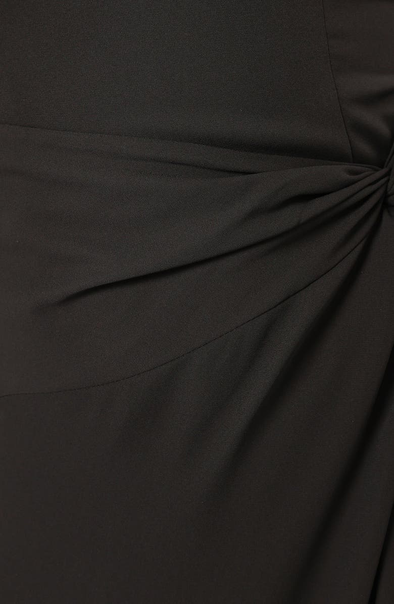 Nadea Wrap Front Sheath Dress