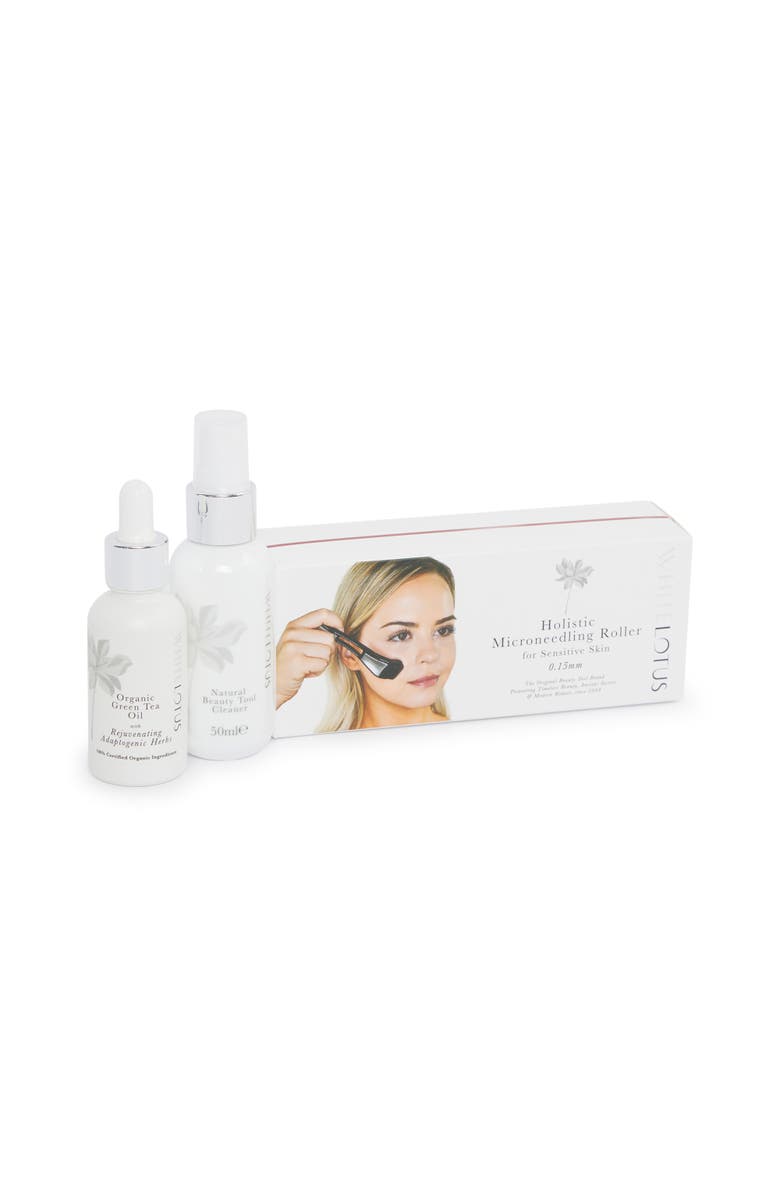 White Lotus Beauty Sensitive Skin Microneedling Kit, Alternate, color, Black