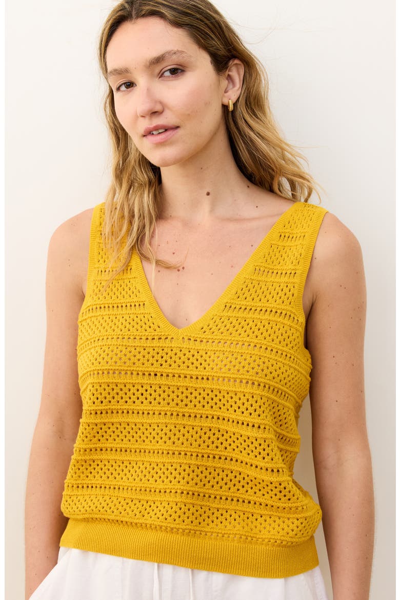 Finley Open Stitch Sweater Tank, Alternate, color, OAK BUFF