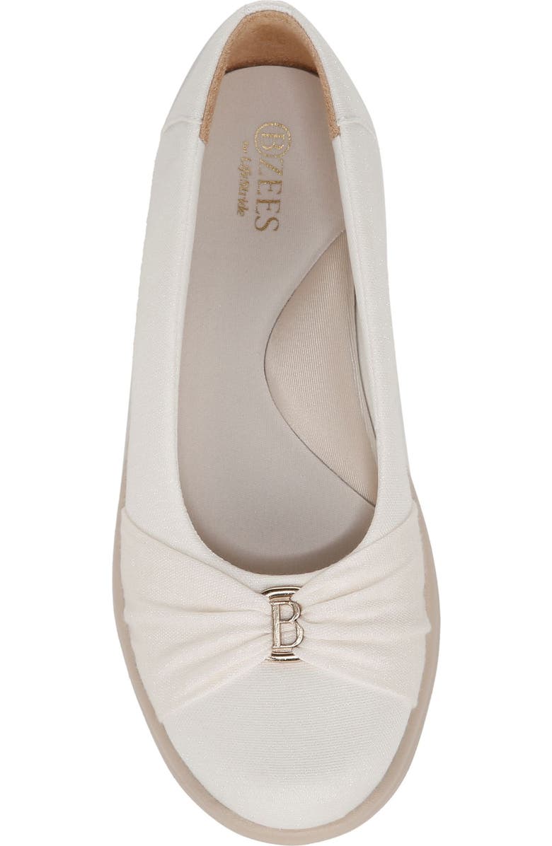 LifeStride Paige Flat, Alternate, color, Sugar Cream