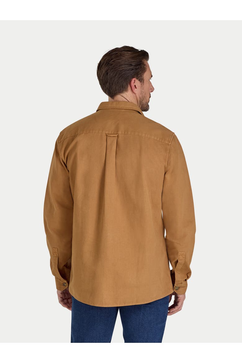 Garment Dyed Canvas Shacket, Alternate, color, Tan