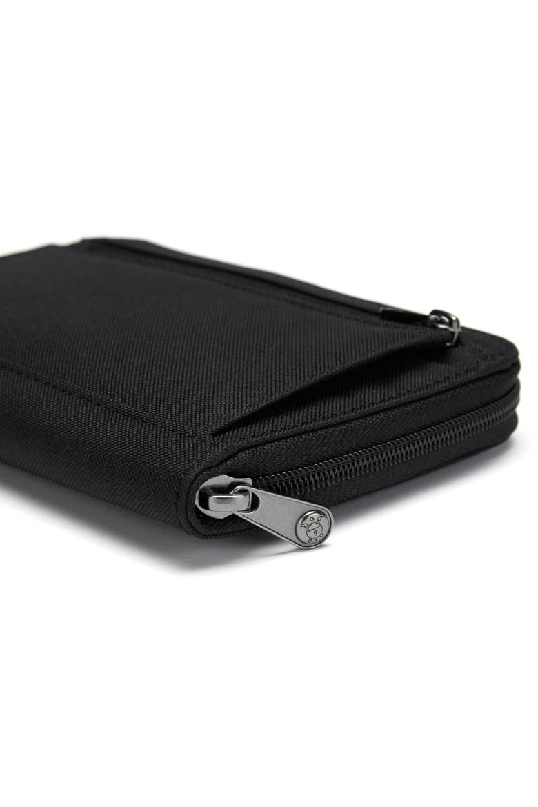 RFIDsafe Compact Travel Organizer, Alternate, color, Jet Black