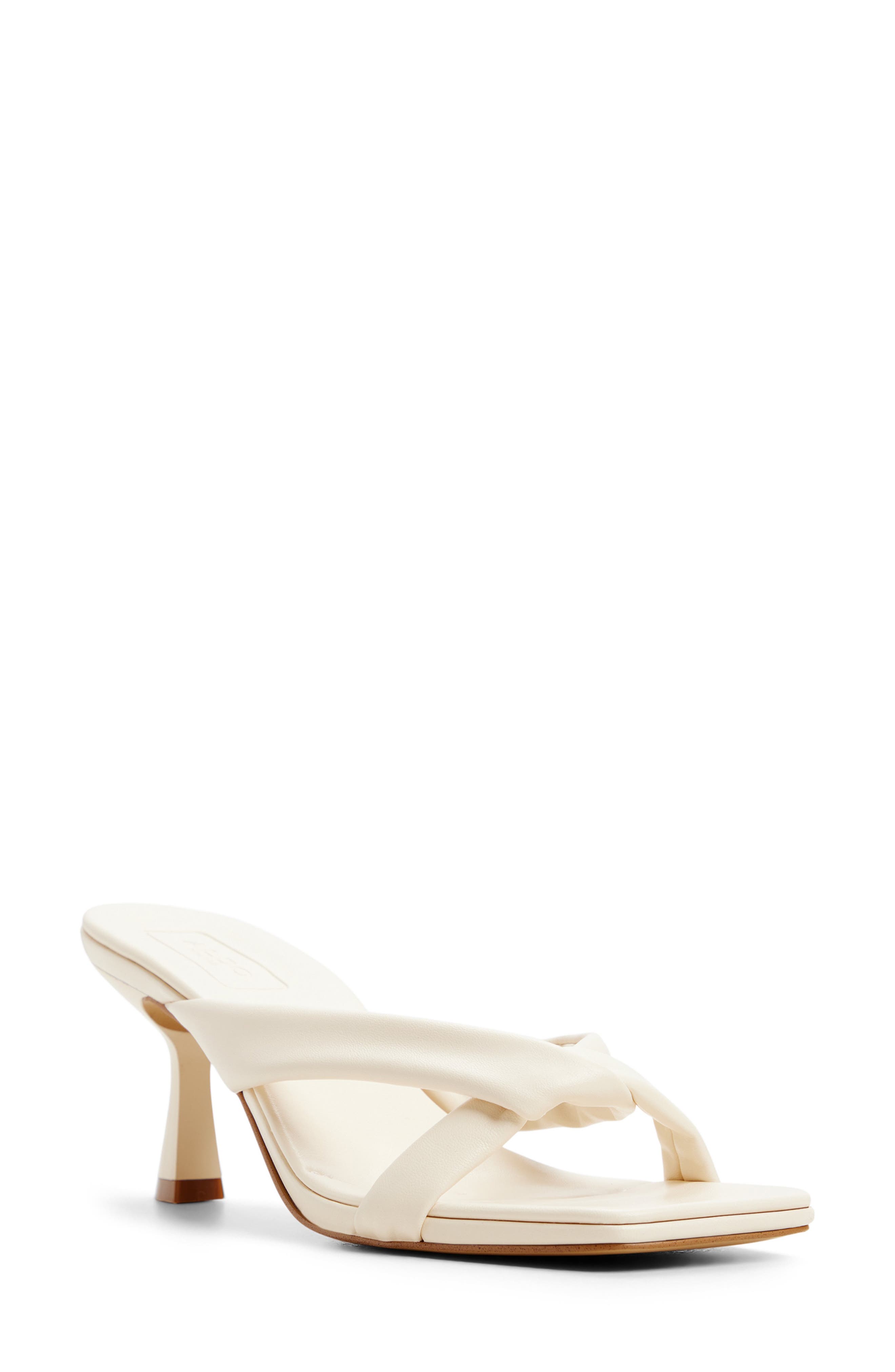 Zenna Faux Leather Kitten Heel Sandal, Main, color, OTHER WHITE