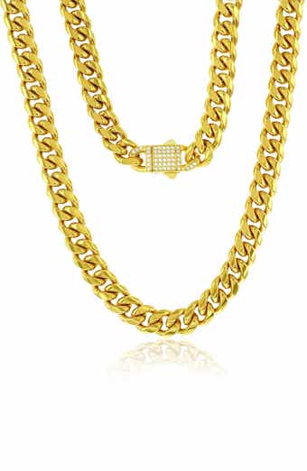 Men's Miami Cuban Link Chain Necklace