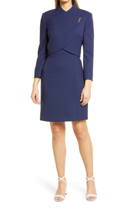 Wrap Jacket & Sheath Dress