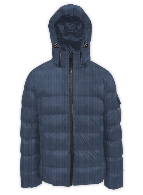 Point Zero Fine Corduroy Puffer Jacket In Space