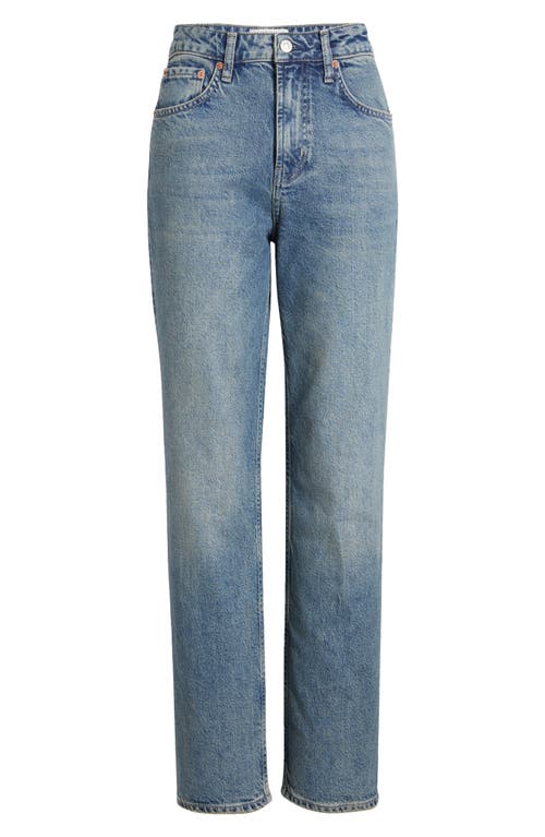 Rails The Topanga High Waist Straight Leg Jeans In Blue