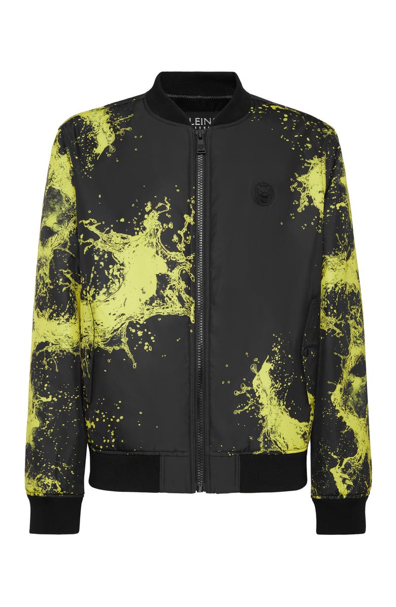 PLEIN SPORT Bomber Splash Men, Main, color, Black