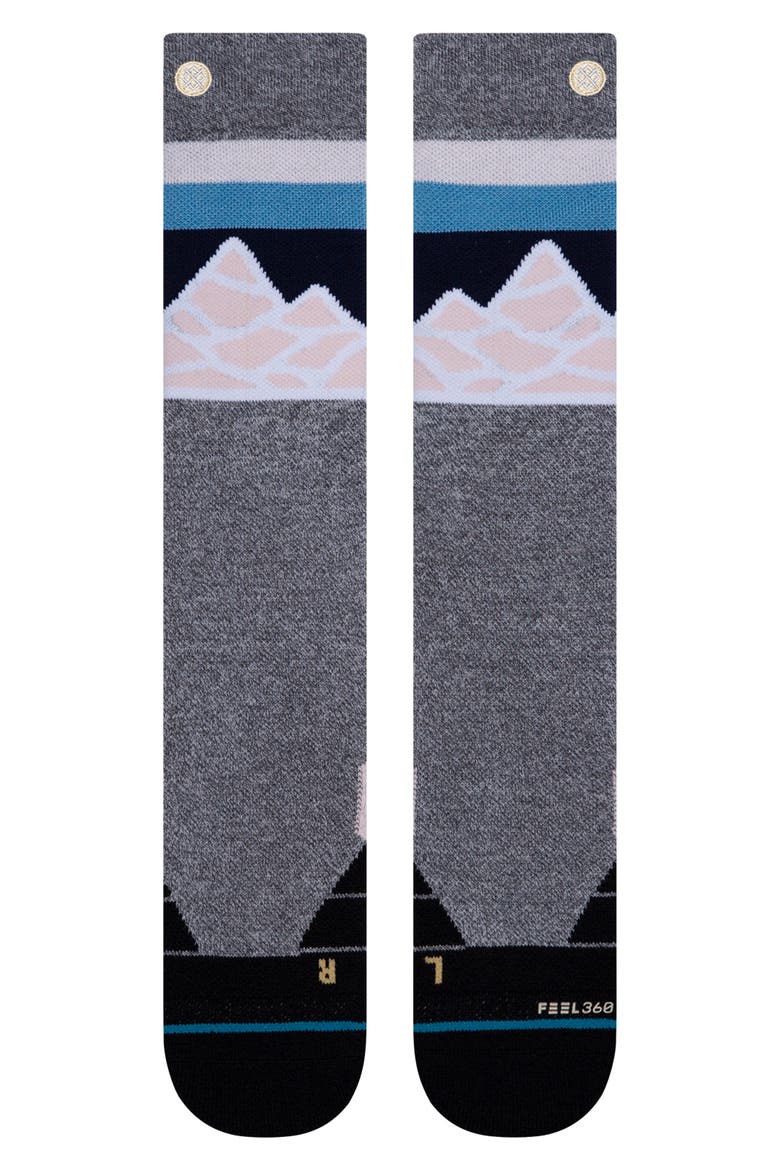 Spillway Crew Socks, Alternate, color, GREY