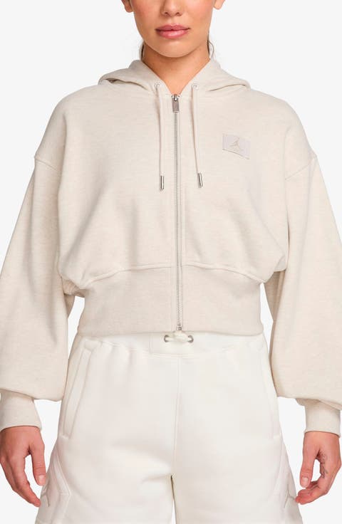 Flight Fleece Crop Hoodie