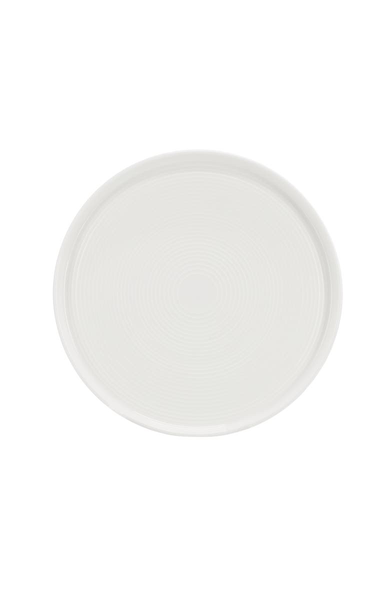 Gibson Elite Annual Rings 16 Piece Bone China Dinnerware Set, Alternate, color, White