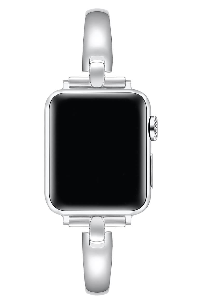 Alexis Apple Watch® Bracelet Watchband, Alternate, color, SILVER