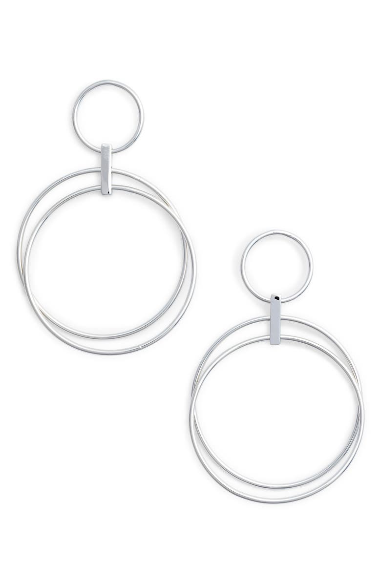 Halogen<sup>®</sup> Multi Ring Hoop Earrings, Main, color, 