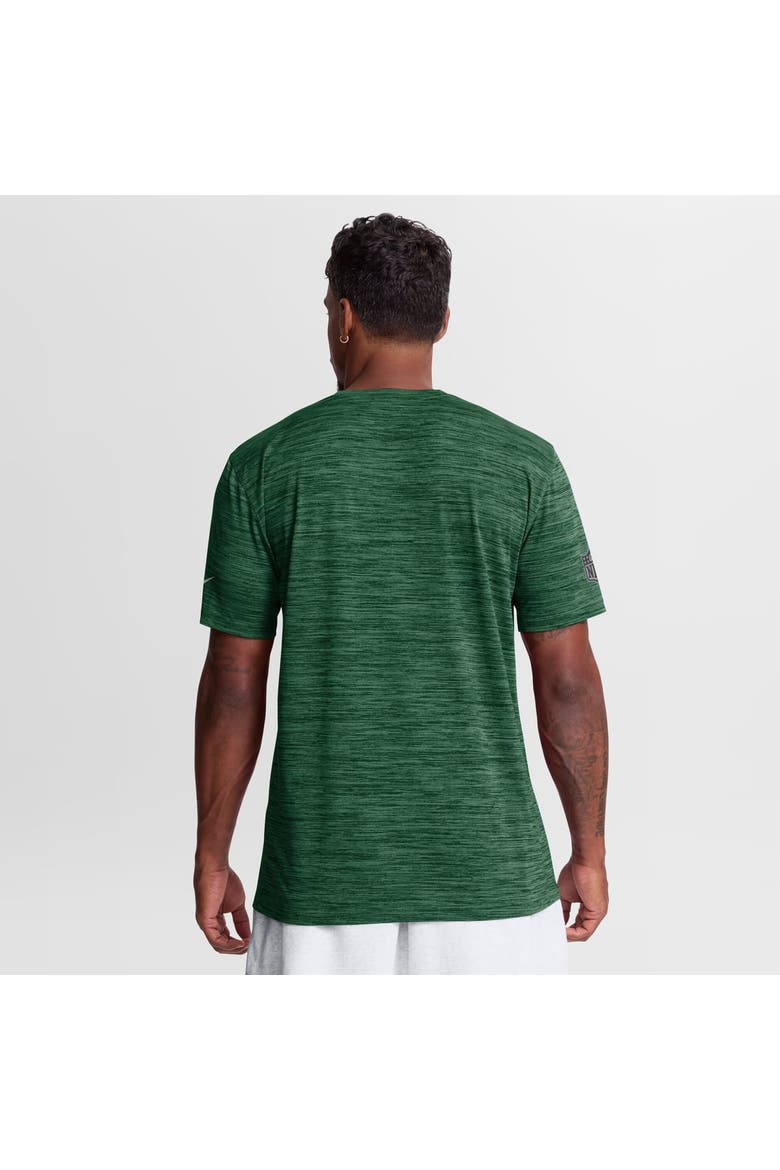 Men's Nike Green New York Jets Sideline Double Covered Dri-FIT Velocity T-Shirt, Alternate, color, Green