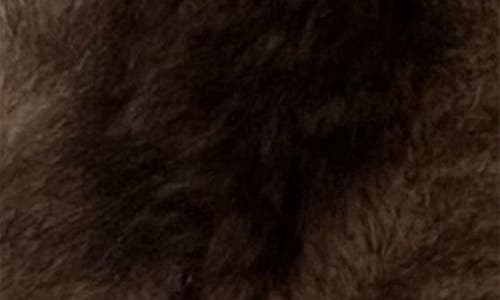 Marcus Adler Faux Fur Pull-through Scarf In Brown