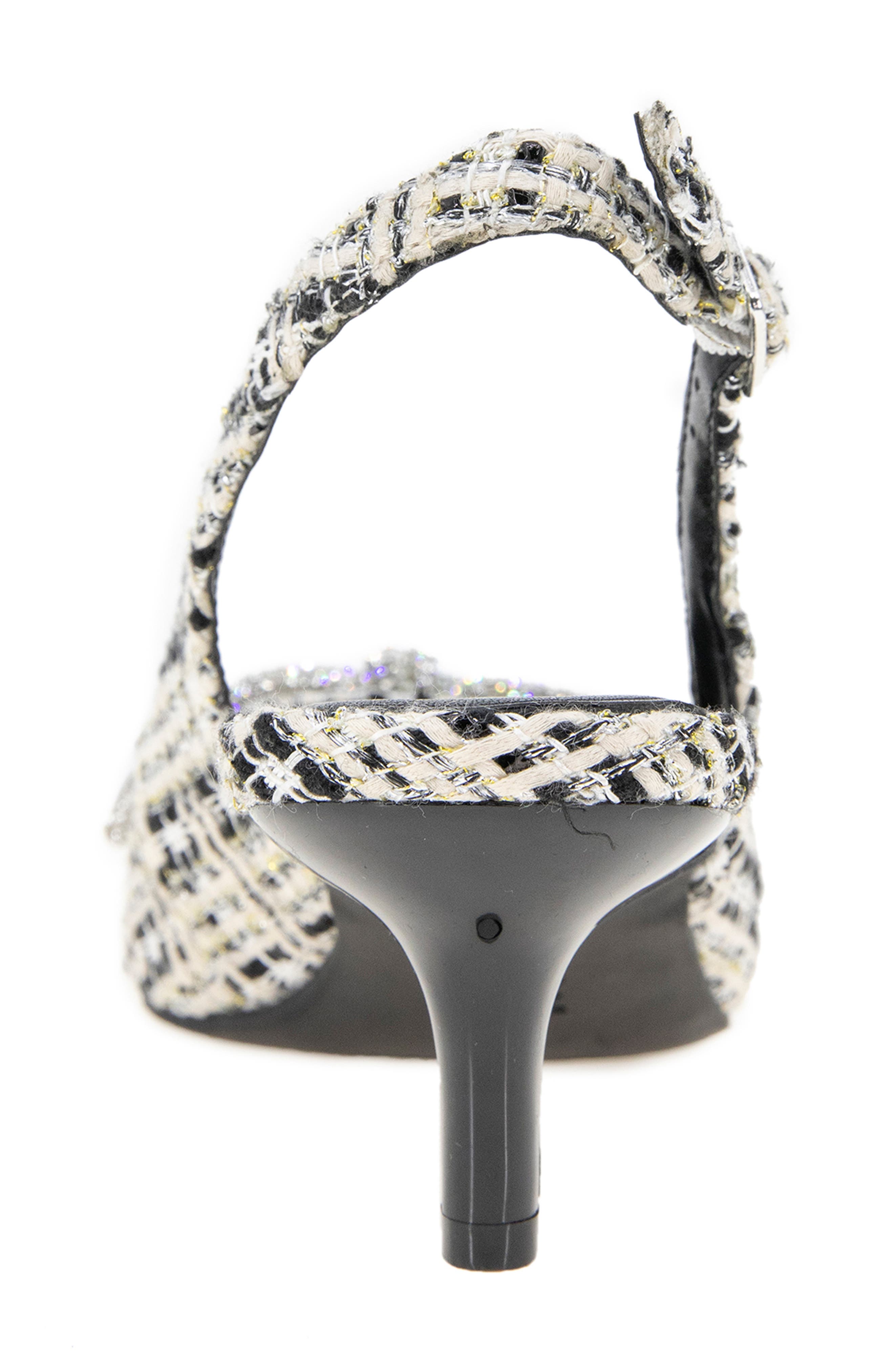 BCBGeneration Donna Slingback Pump, Alternate, color, Ivory Multi