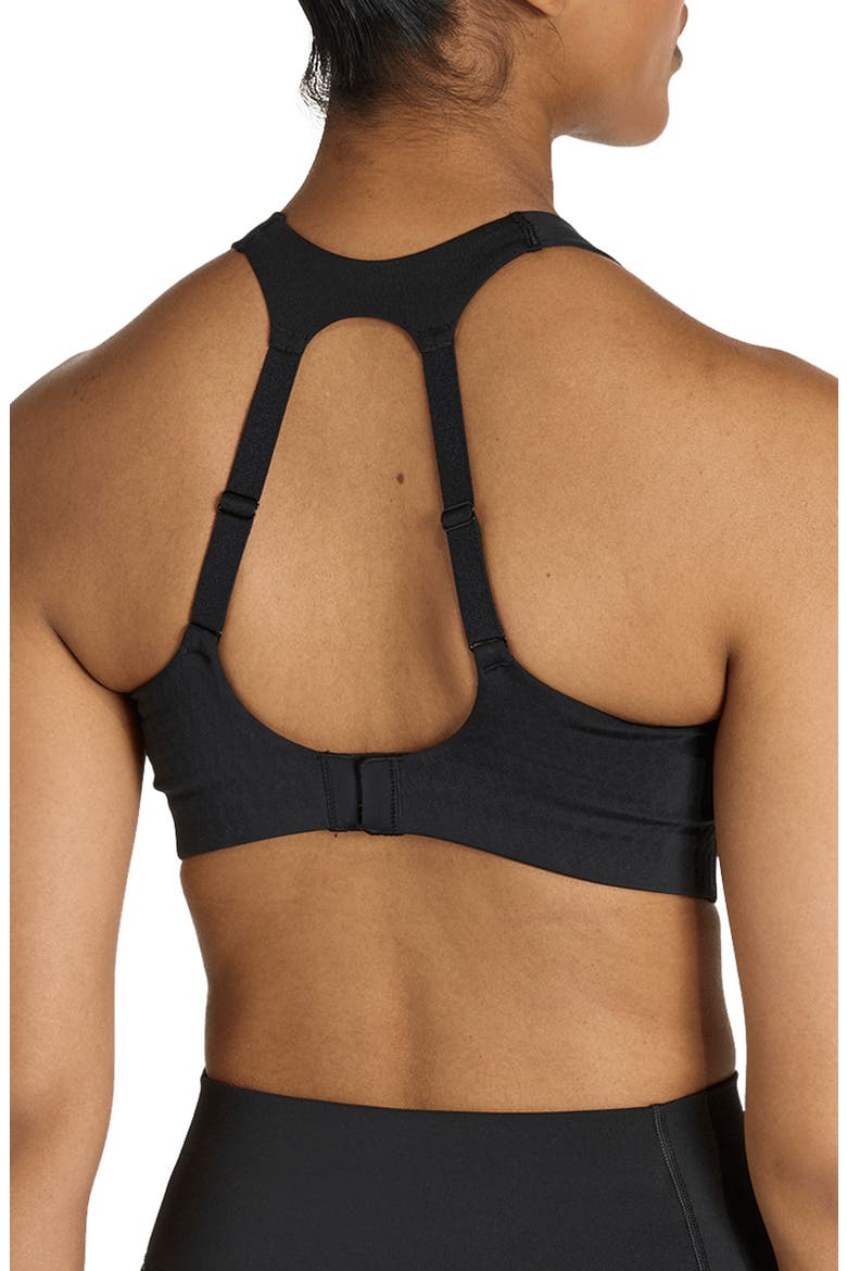 Optimum High Support Racerback Sports Bra, Alternate, color, BLACK/