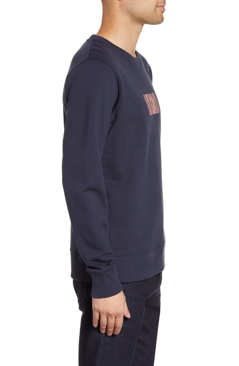 Saturdays NYC Bowery Middle Condensed Crewneck Sweatshirt, Alternate, color,