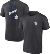 FANATICS Men's Fanatics Branded Heather Charcoal Toronto Maple Leafs Backbone T-Shirt