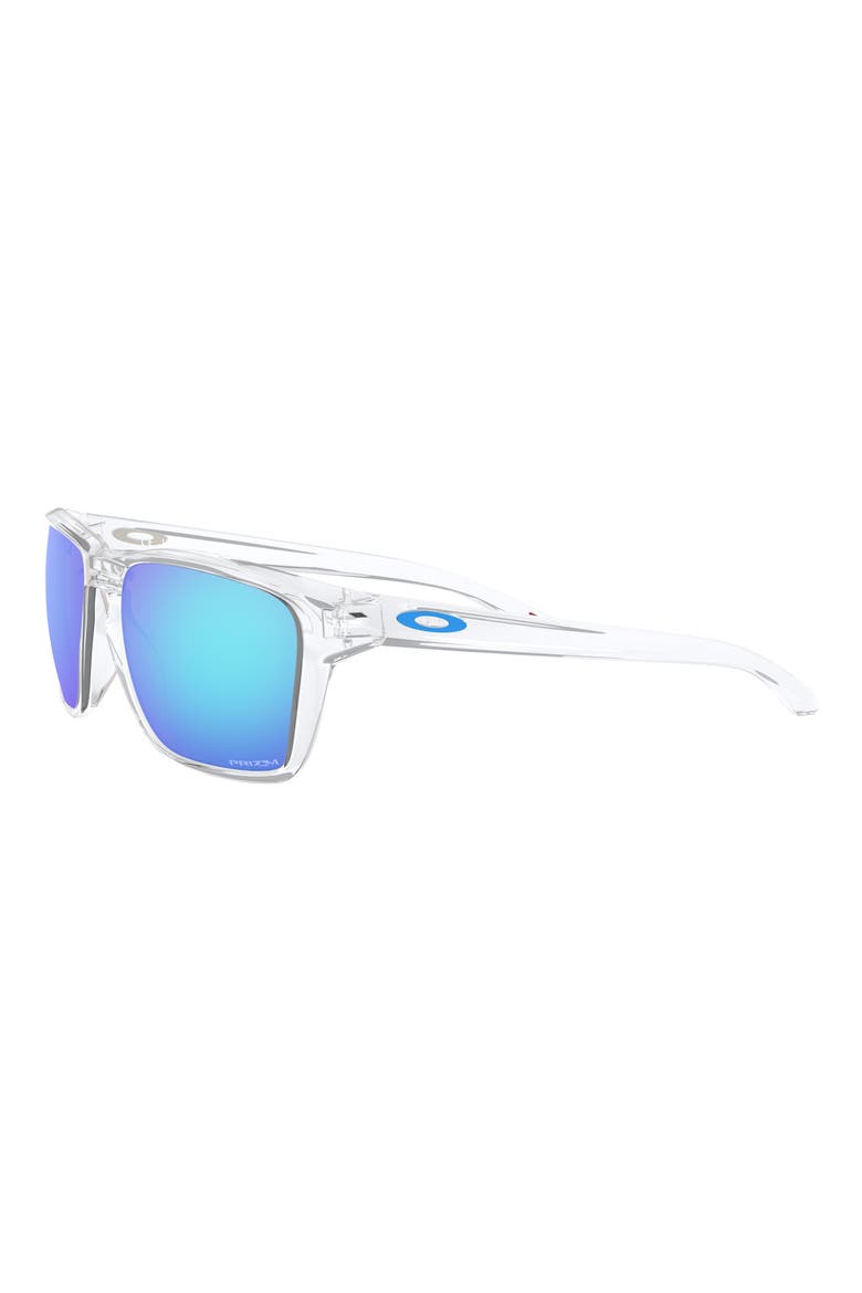Sylas 60mm Prizm™ Rectangular Sunglasses, Alternate, color, SAPPHIRE