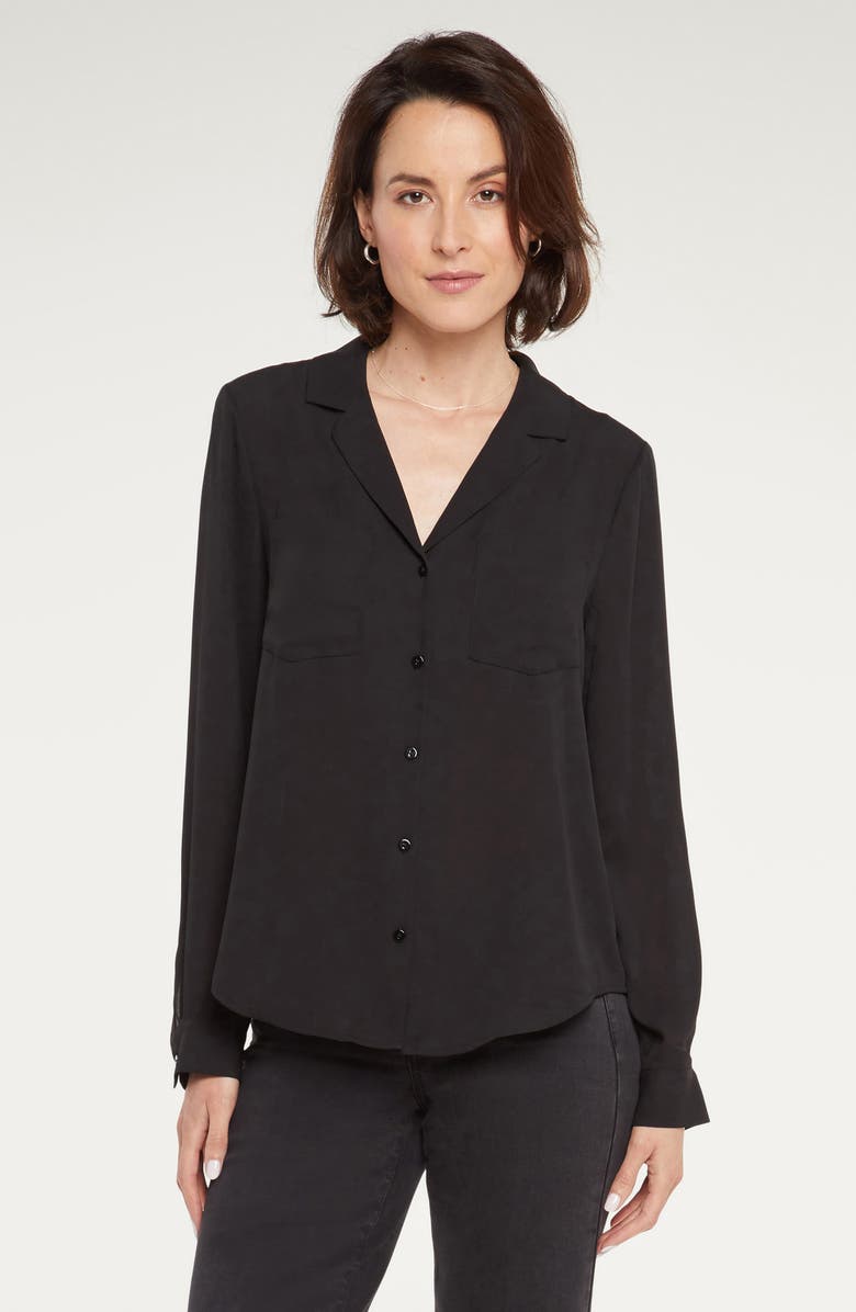 NYDJ Gabrielle Georgette Blouse, Alternate, color,