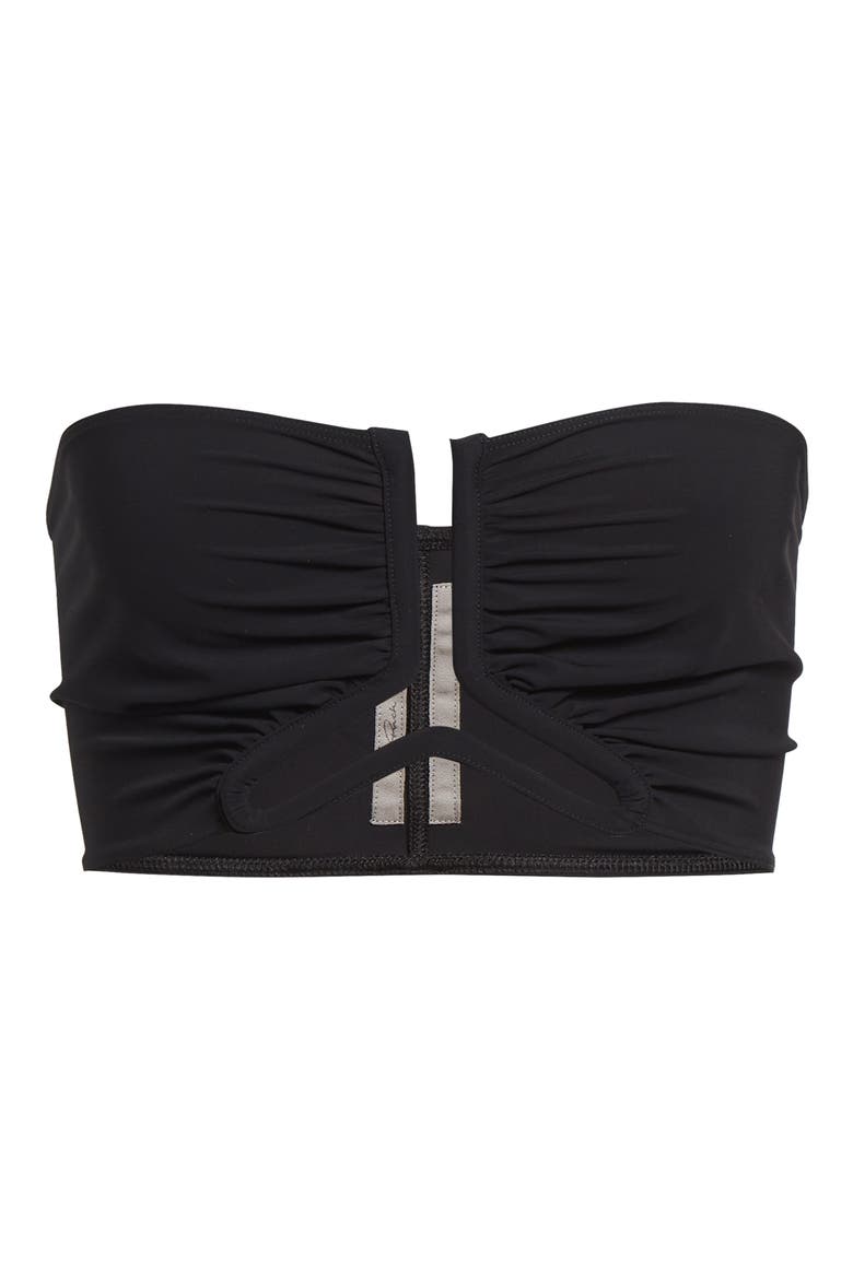 Bandeau Bikini Top, Alternate, color, BLACK