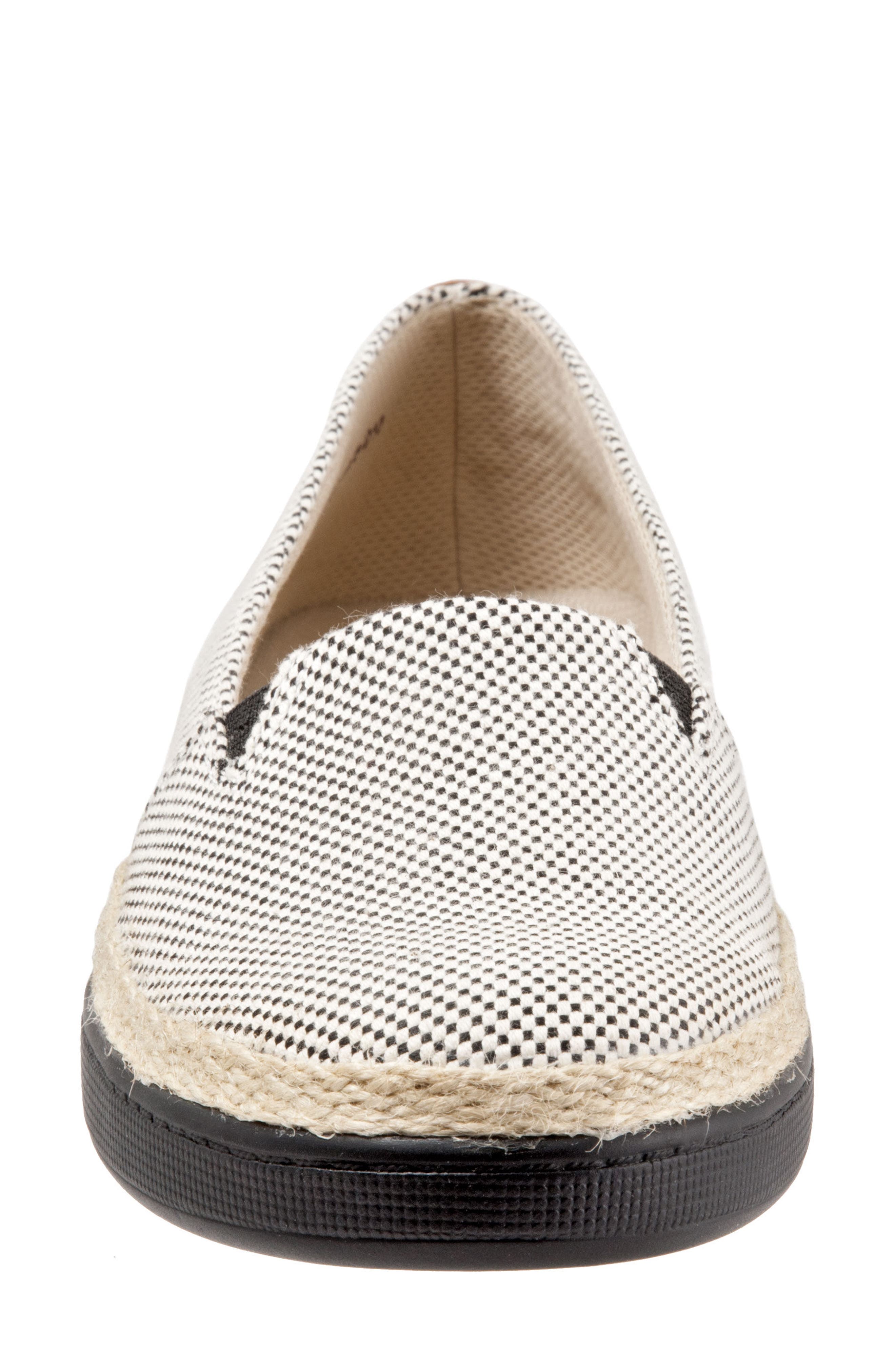 Accent Slip-On, Alternate, color, BLACK LINEN FABRIC