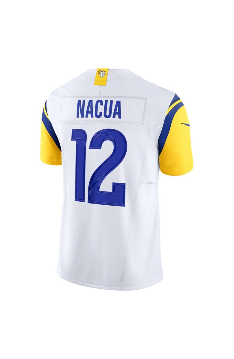 Nike Men's Nike Puka Nacua White Los Angeles Rams Vapor F.U.S.E. Limited Player Jersey, Alternate, color, White