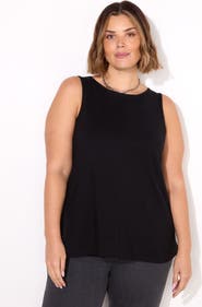 Live Unlimited Round Cotton Slub Neck Vest