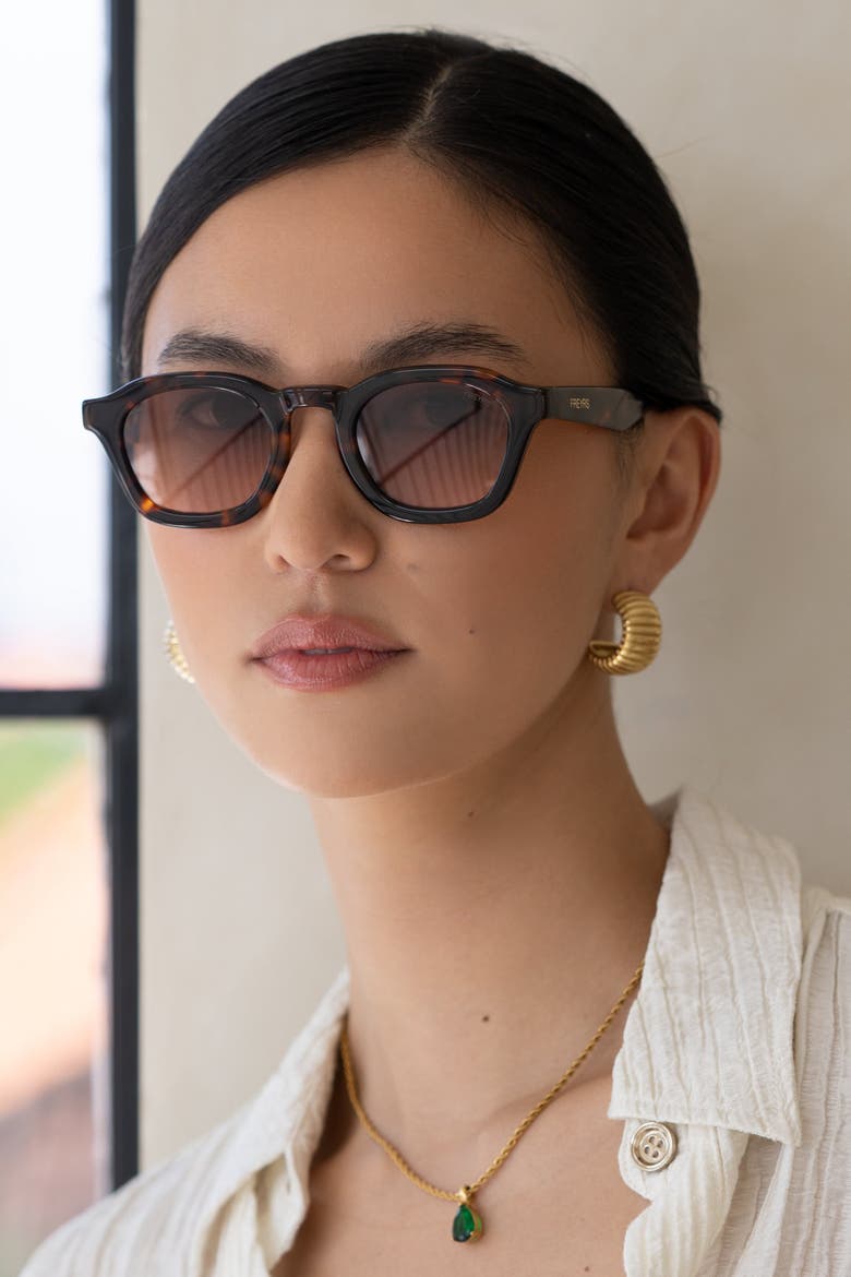 Blake Square Sunglasses, Alternate, color, Tortoise
