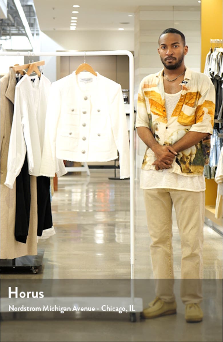 Olbia Cotton Blend Tweed Jacket, sales video thumbnail