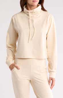 X by Gottex Funnel Neck Heather Top