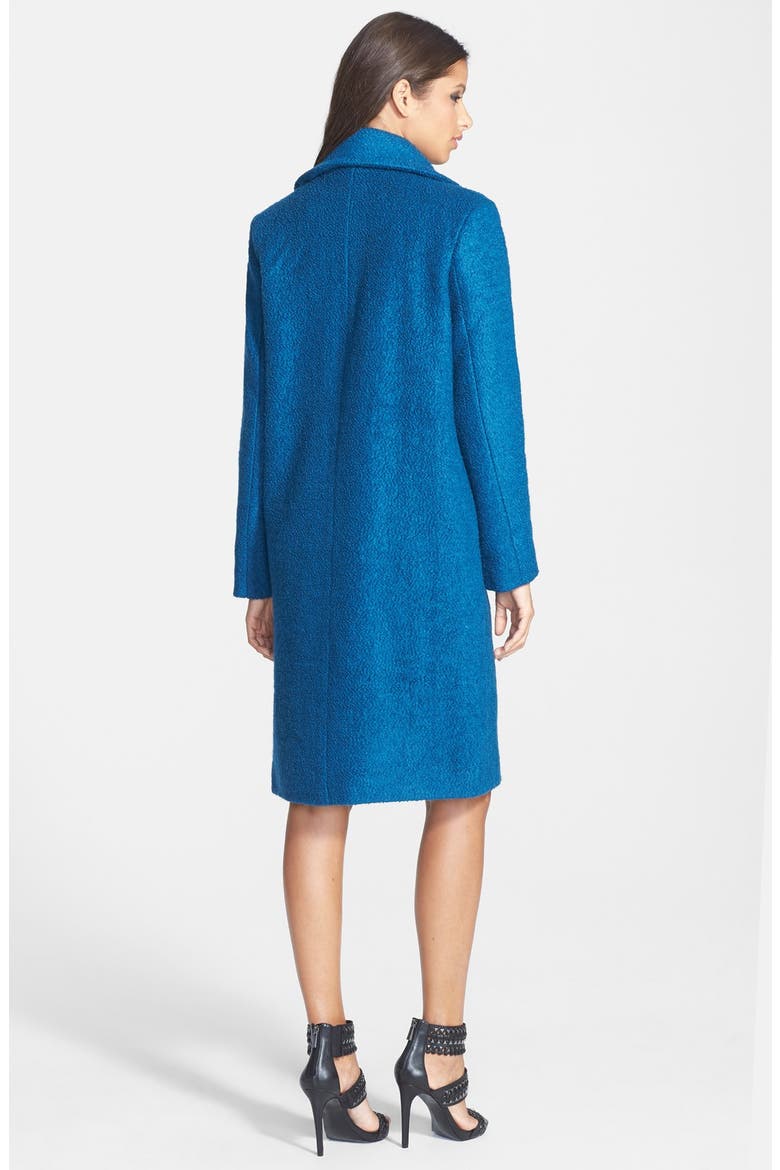 Long Car Coat, Alternate, color, BLUE