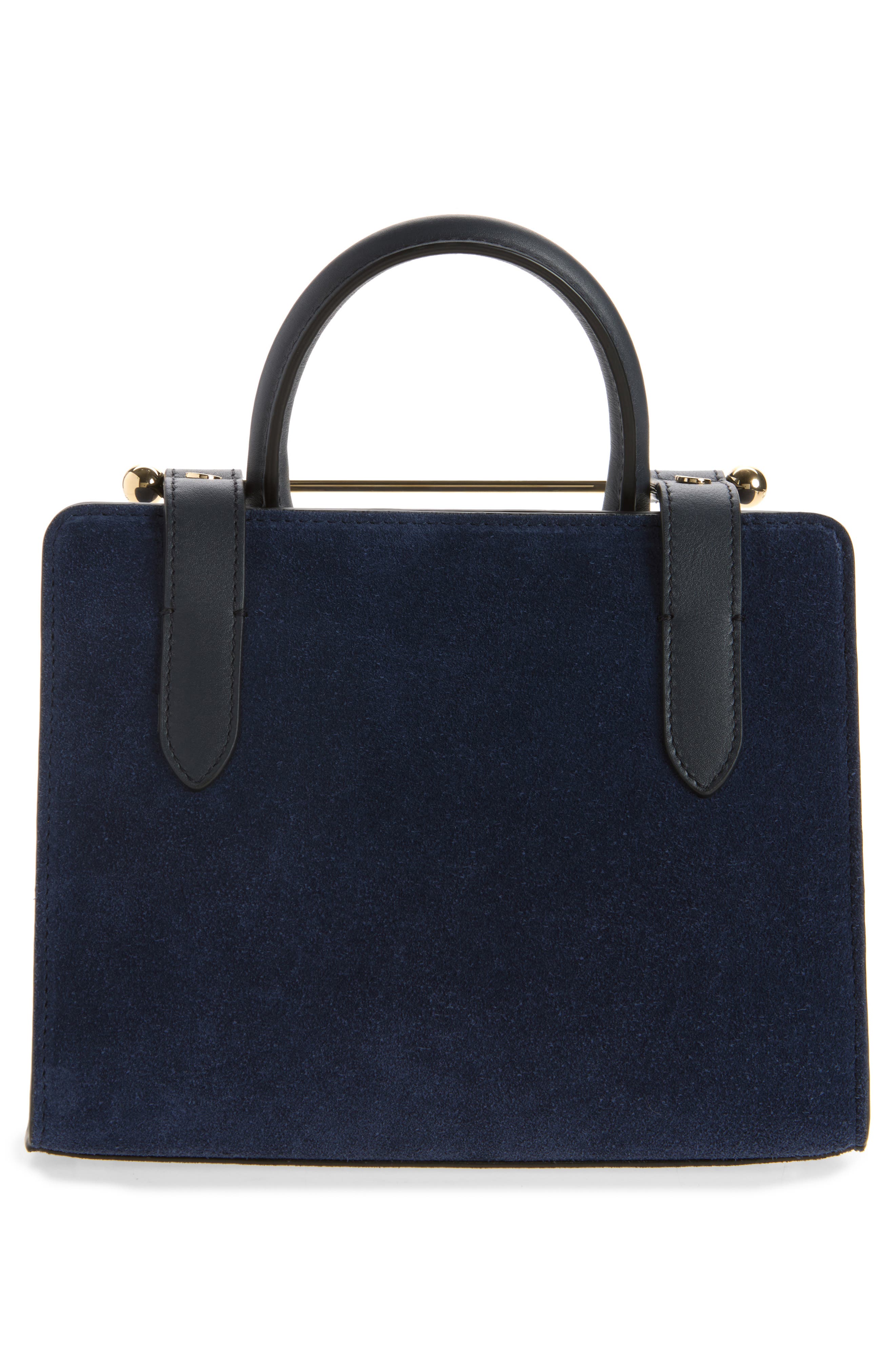 Mini Suede Tote, Alternate, color, LOCH BLUE