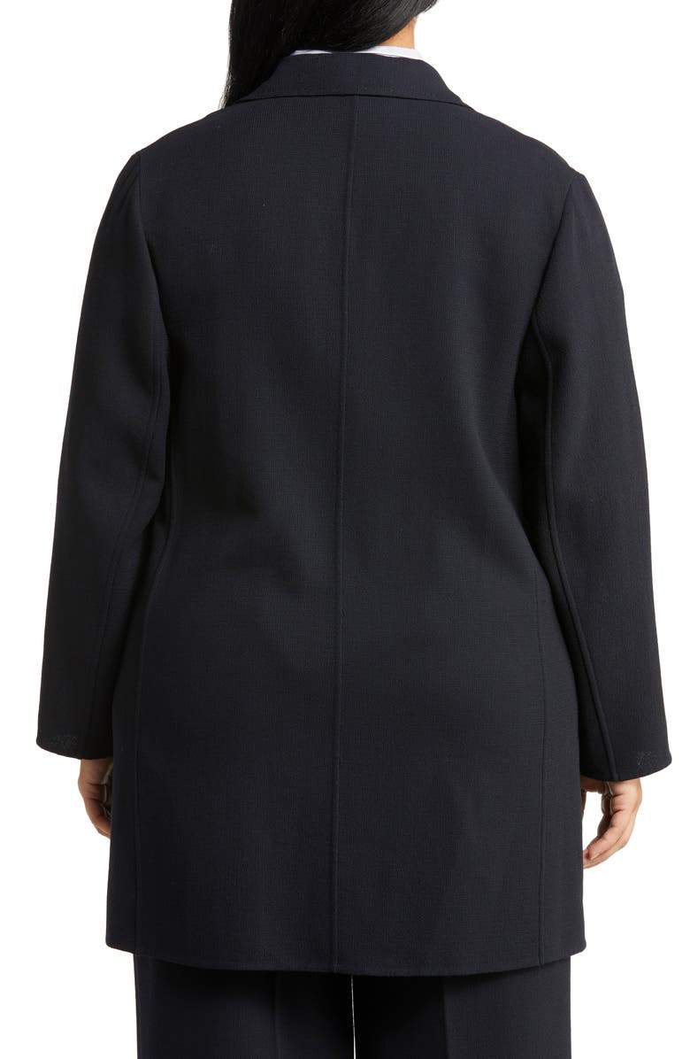 Lafayette 148 New York Double Face Responsible Wool Nouveau Crepe Double Breasted Blazer, Alternate, color, 