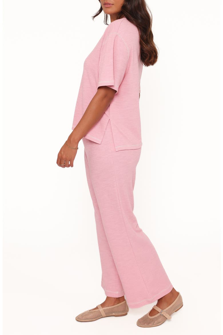 Angler Short Sleeve Sweatshirt & Pants Set, Alternate, color, PINK