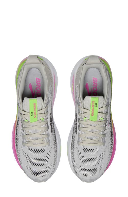 Brooks Adreanline Gts 25 Running Shoe In Gray