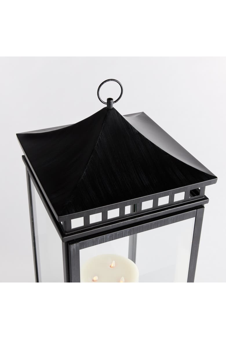 Kito Outdoor Lantern Candle Holder Large, Alternate, color, Black