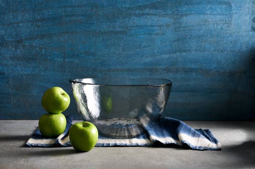 The Collective Pebbled Low Bowl In Clear