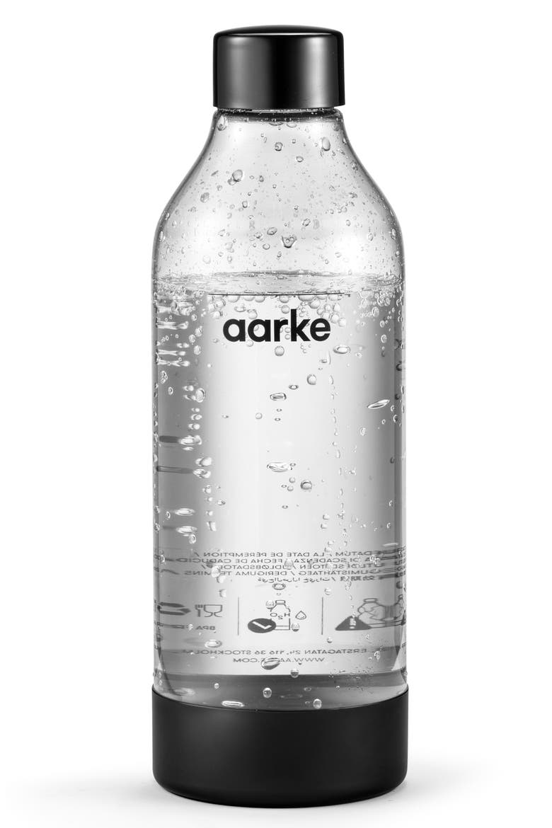 Water Bottle, Main, color, BLACK CHROME