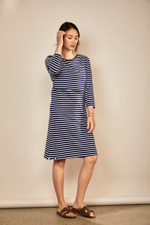The Bshirt Womens 3/4 Sleeve Nursing Dress