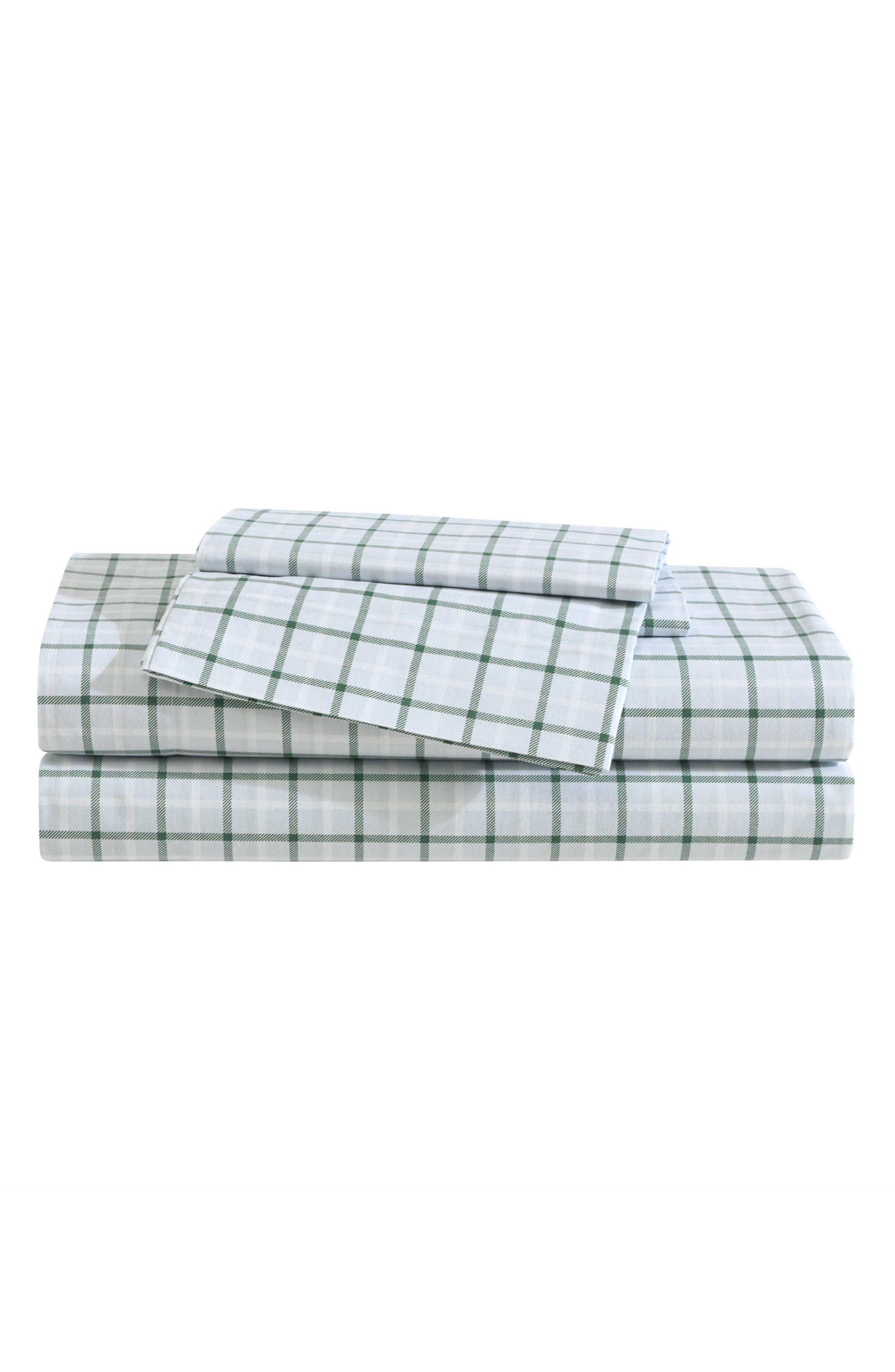 Eddie Bauer Classic Tattersall Plaid Sheet Set