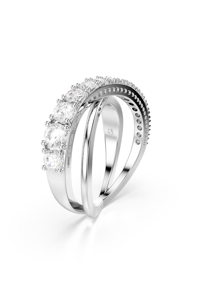 Hyperbola Ring, Alternate, color, WHITE GOLD