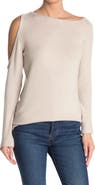 GO COUTURE Tie Dye Cold Shoulder Top