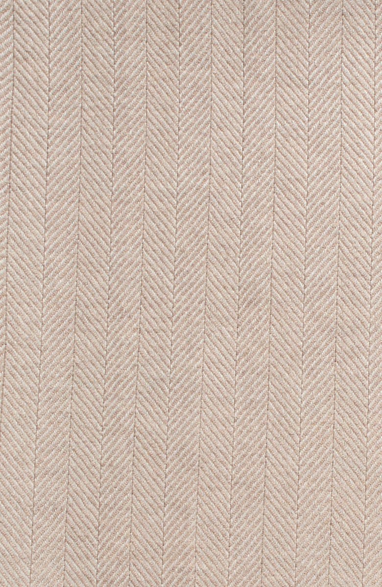 Johnstons of Elgin Fringed Wool Herringbone Throw Blanket, Alternate, color,