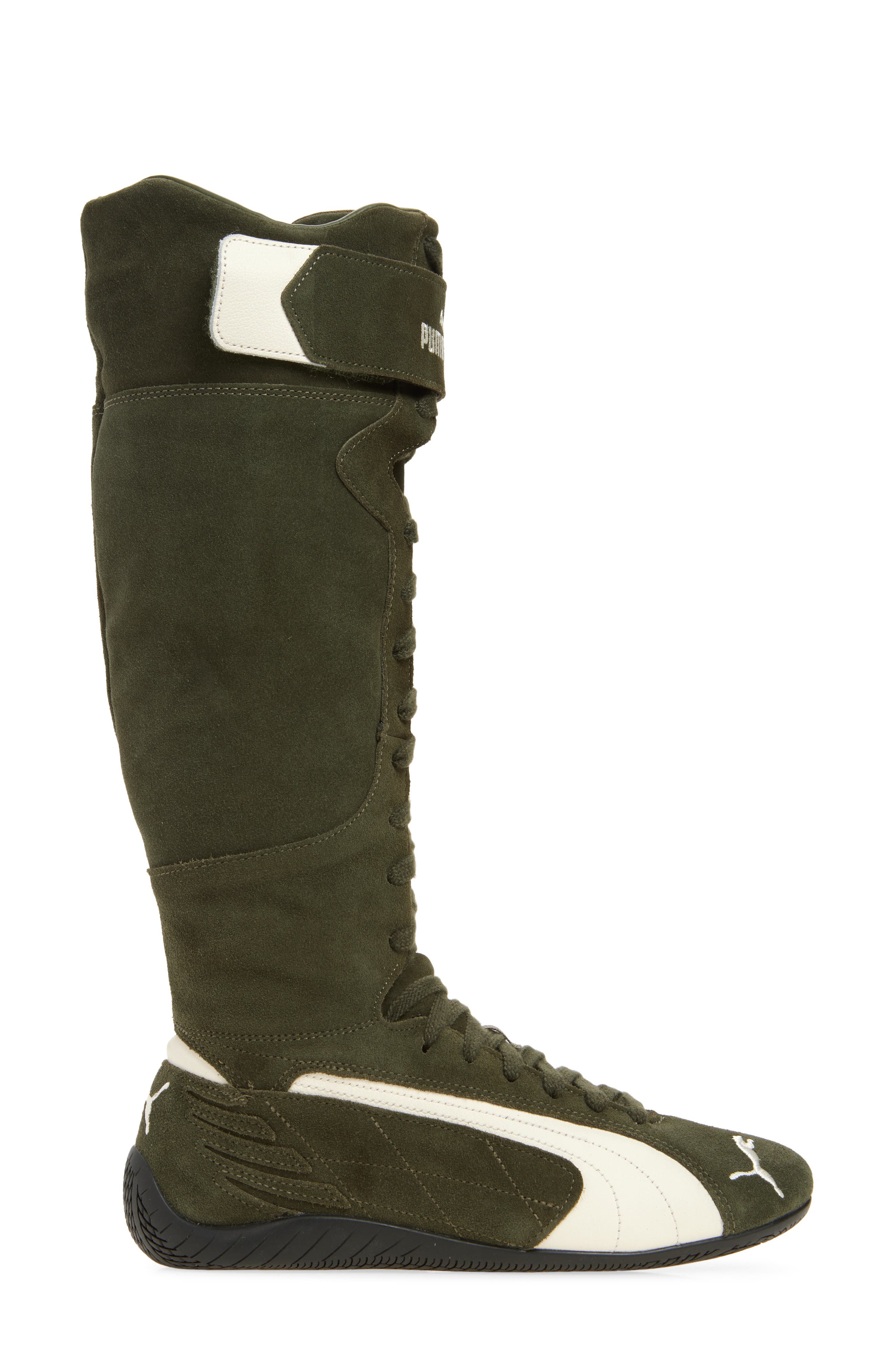 PUMA Speedcat Sneaker Boot, Alternate, color, Dark Olive/ Frosted Ivory