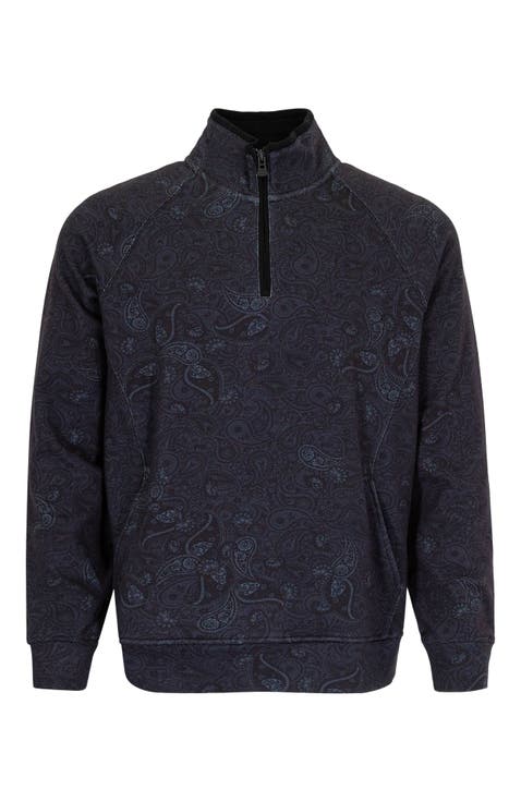 Craig Brushed Interlock Quarter Zip Pullover