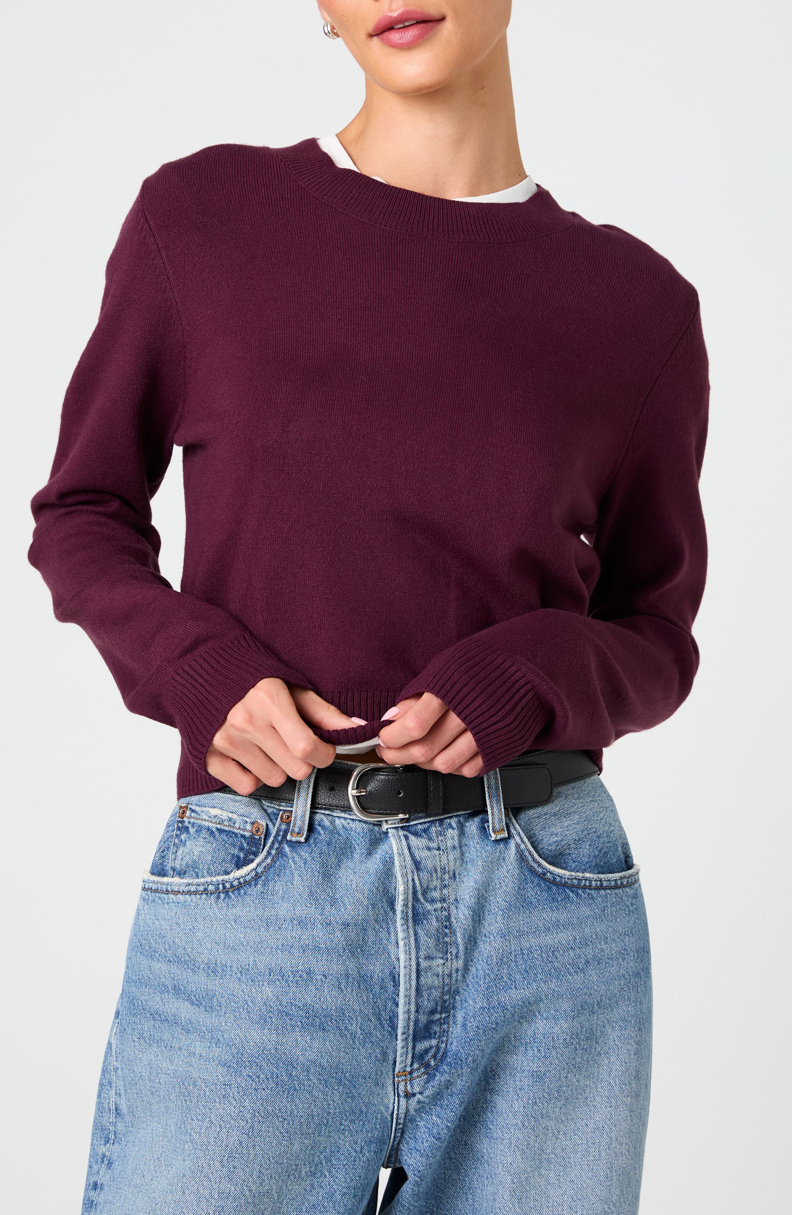 French Connection Babysoft Crewneck Sweater (Women) | Nordstrom